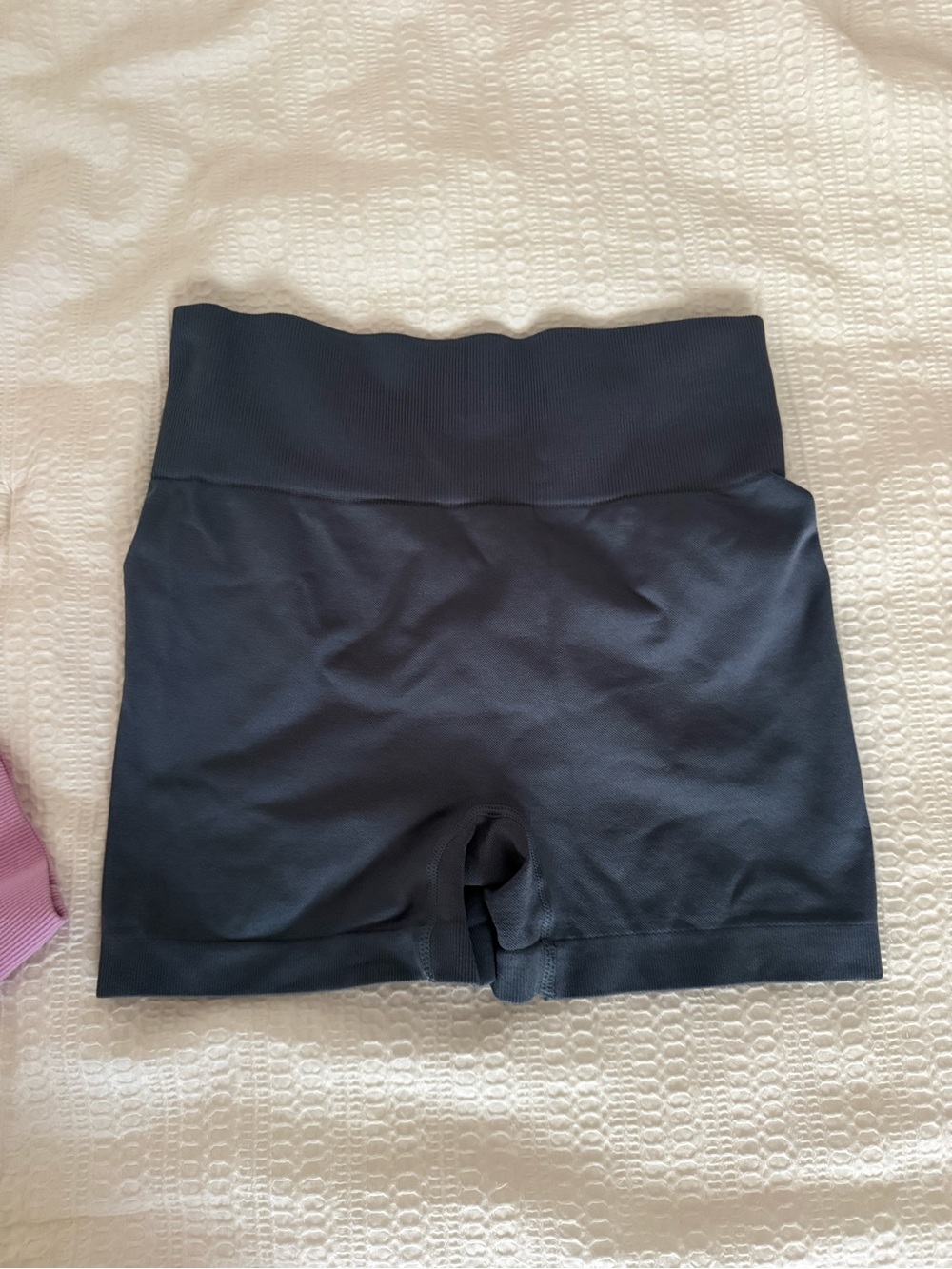 High-Waist Women's Black Active Shorts